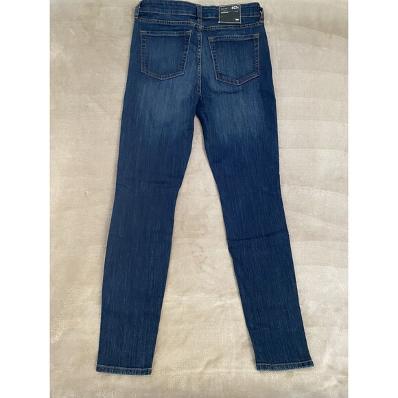 GAP Jeans Womens 4 Regular 27 x 30 Blue Stretch Skinny Denim Leggings Jeggings - Picture 7 of 16